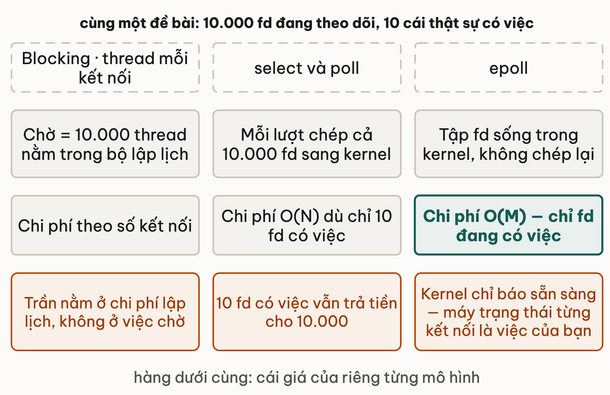 Ba mo hinh cho tren cung mot de bai muoi nghin fd voi muoi cai co viec