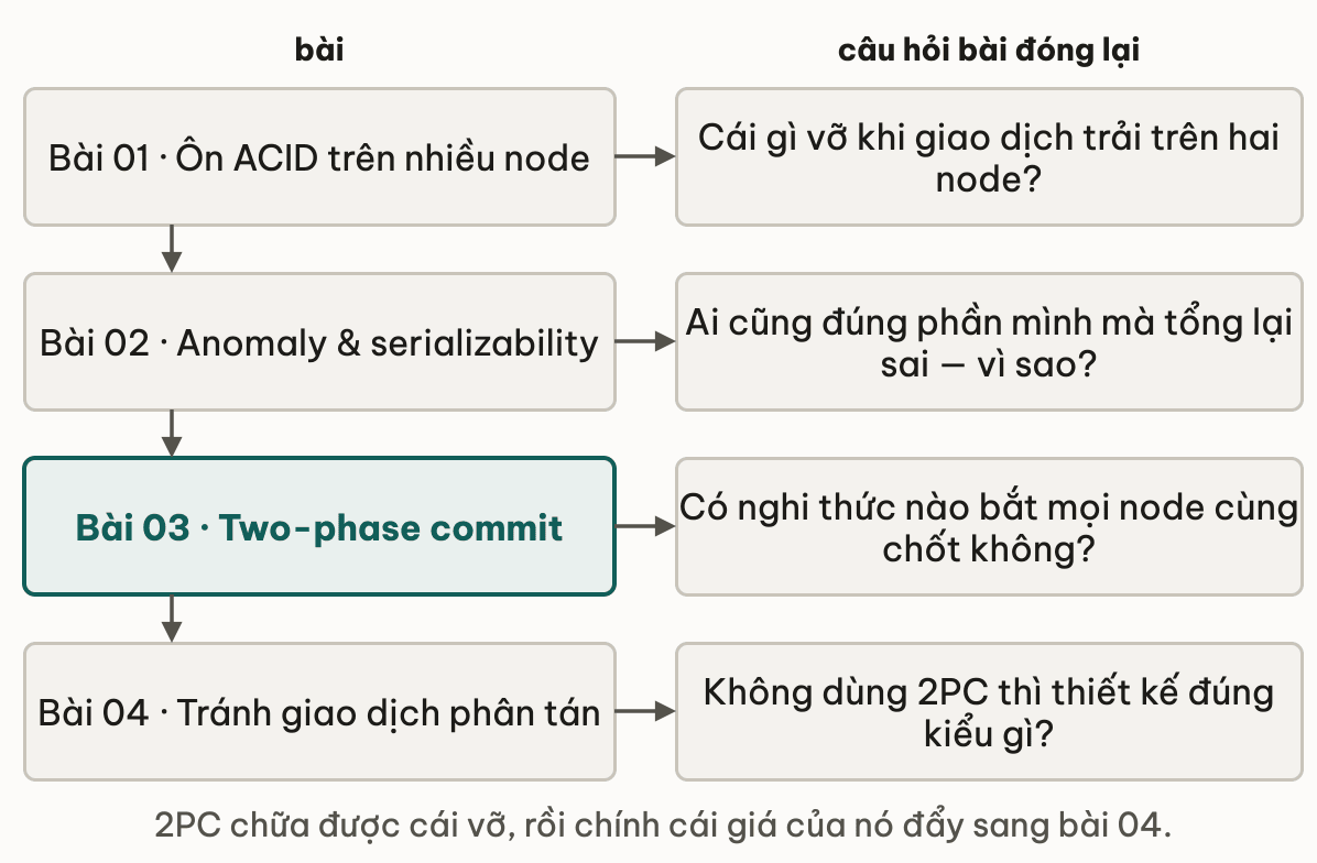 Bon bai cua module xep canh cau hoi ma moi bai dong lai