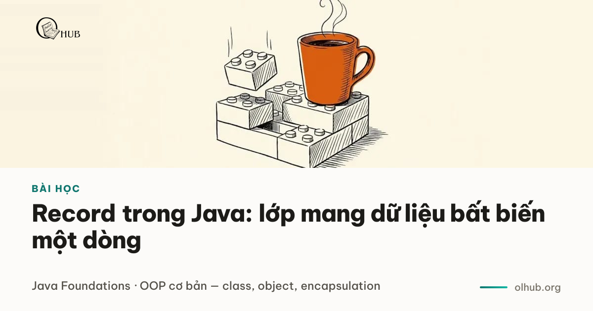 Record — data class với 1 dòng