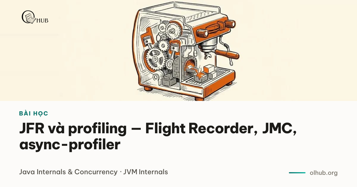 JFR và profiling — Flight Recorder, JMC, async-profiler