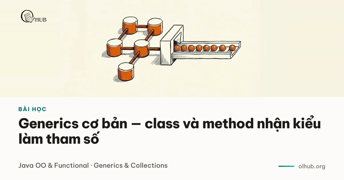 Generics cơ bản — class và method nhận kiểu làm tham số